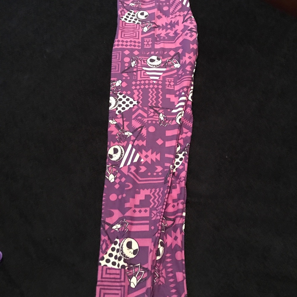 Lularue TC Jack Skellington Leggings. New!
